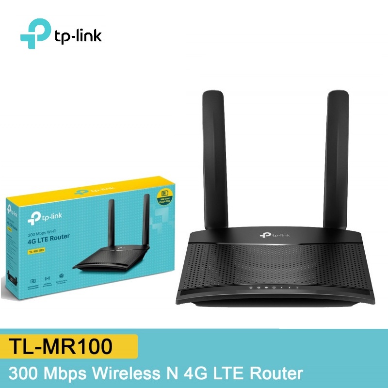 TP-Link TL-MR100 300Mbps Wireless N Wifi 4G LTE Router