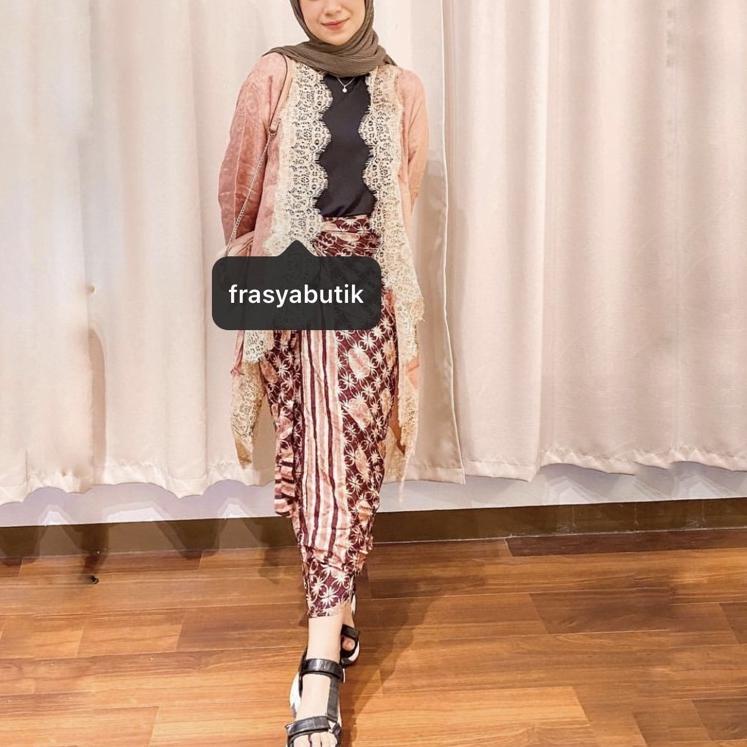 8 Set Kanaya Milo Batik Viscose Outer Lace Renda h73➱