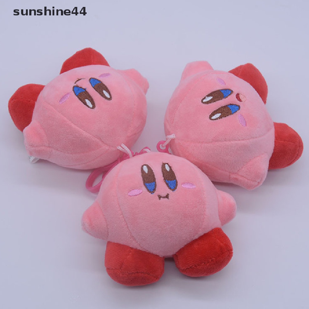 Sunshine Gantungan Kunci / Tas Boneka Plush Kartun Kirby Lucu Untuk Hadiah Anak