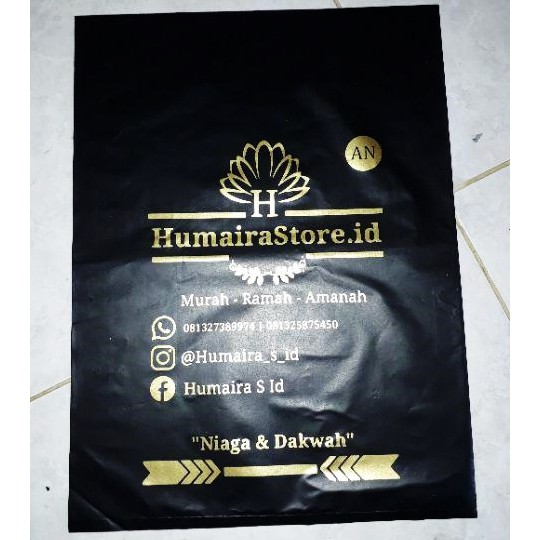 

TERMURAH Sablon Pastik HD 20x30 Tebal Kemasan Packing Baju Kaos Distro Hijab Daster 20 x 30 no plong