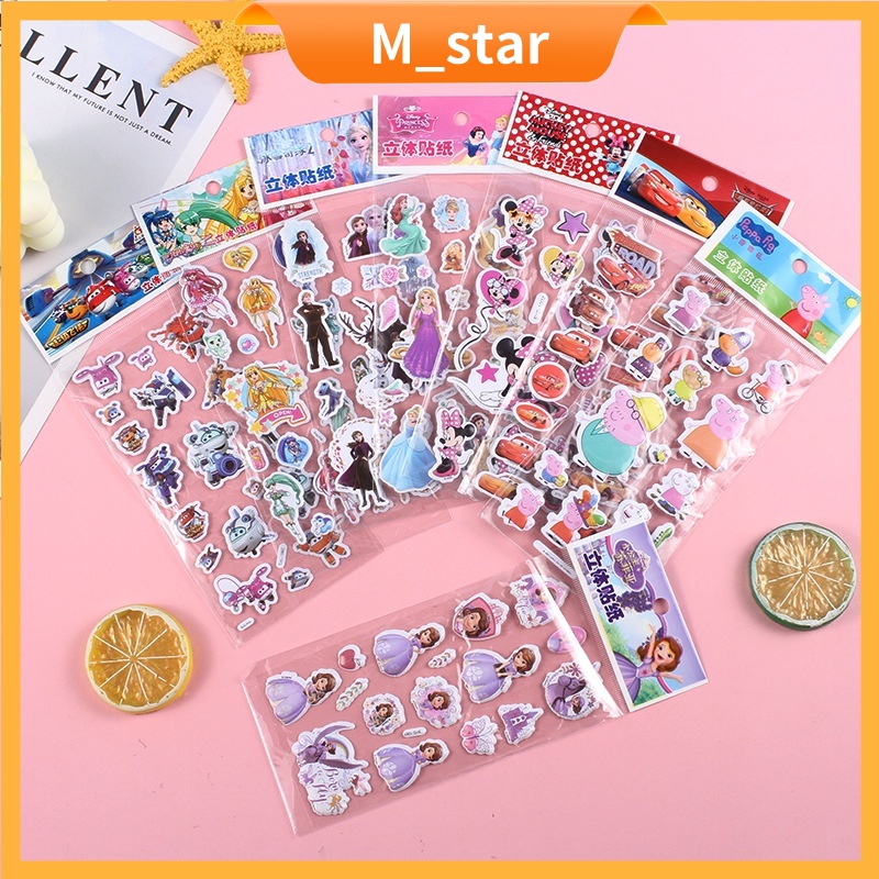 

Stiker Timbul Random/ Stiker Anak / Stiker Karakter / Stiker Mainan Anak Perempuan / Stiker Tempel