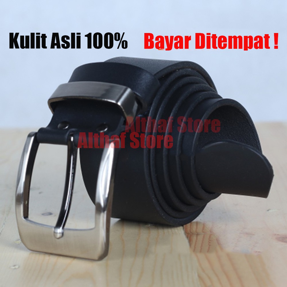 COWATHER IKAT PINGGANG PRIA Gesper Sabuk Pria Kulit Asli Sapi Penuh Pria Cow Leather Belts For Men