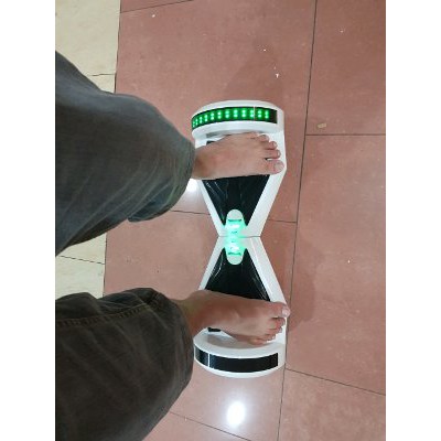 Unik Smart Balance Wheel   Hoverboard Size 8 Inch Bluetooth Music Speaker Led   Smartwheel Diskon