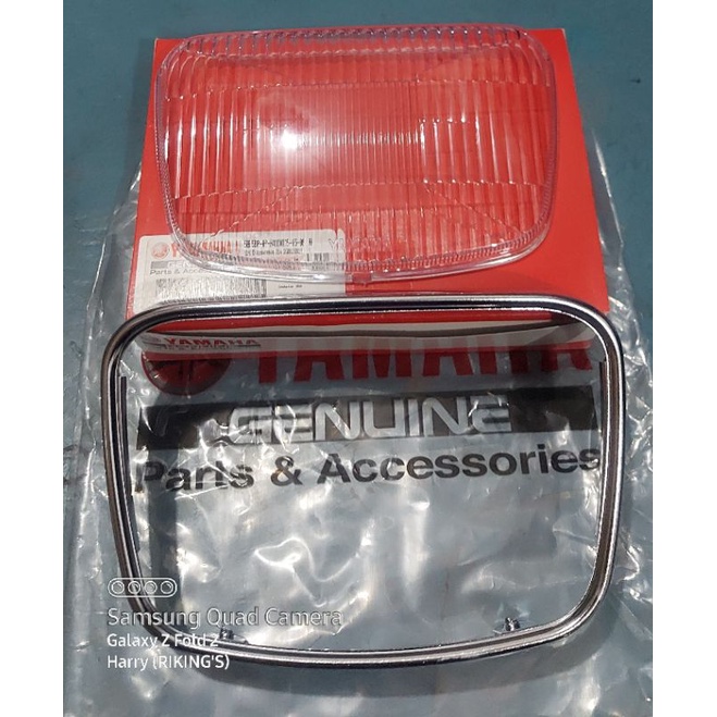 Mika reflektor oval lampu depan oval rx king set ring lampu oval rx king original yamaha