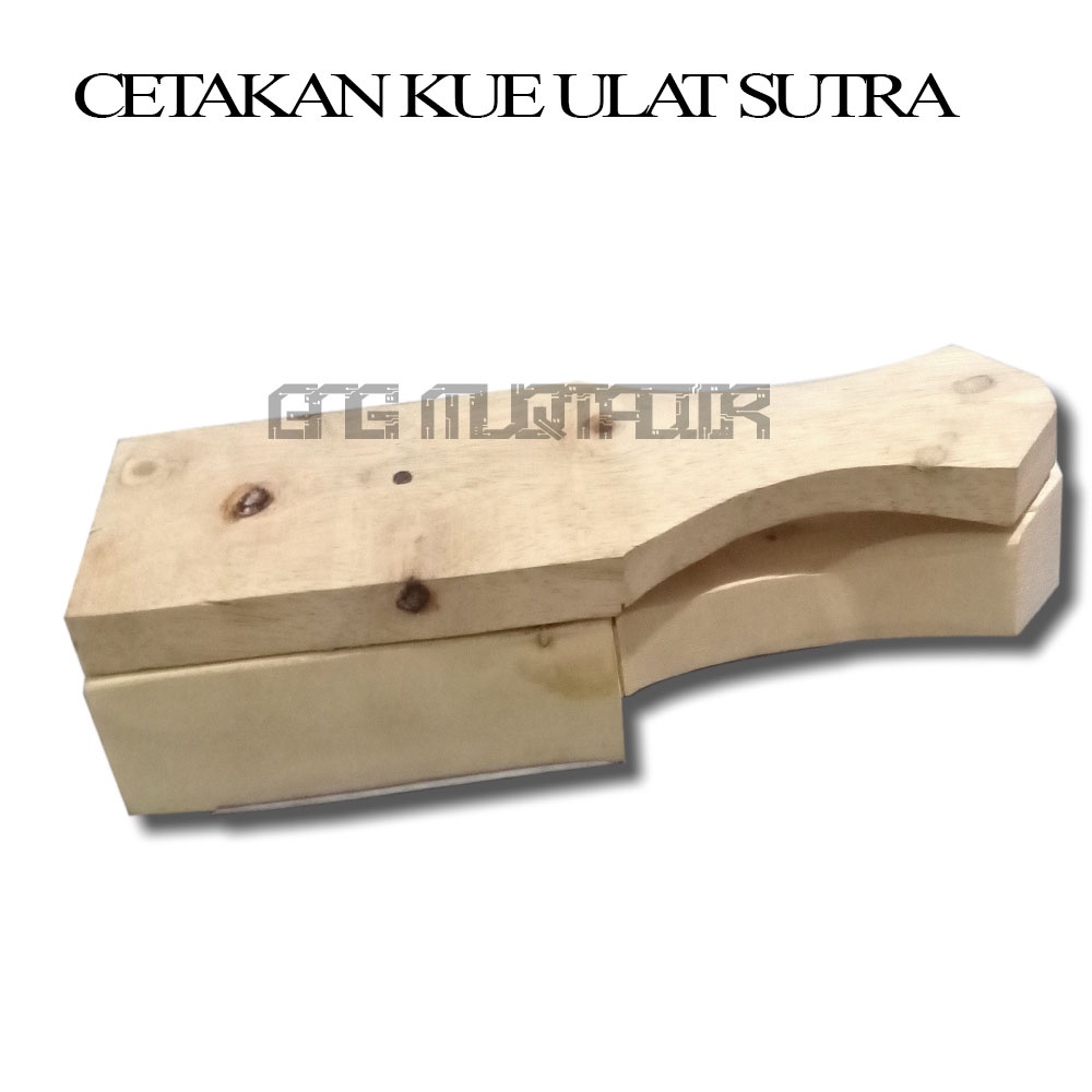 Cetakan kue ulat sutra cetakan putu mayang kayu