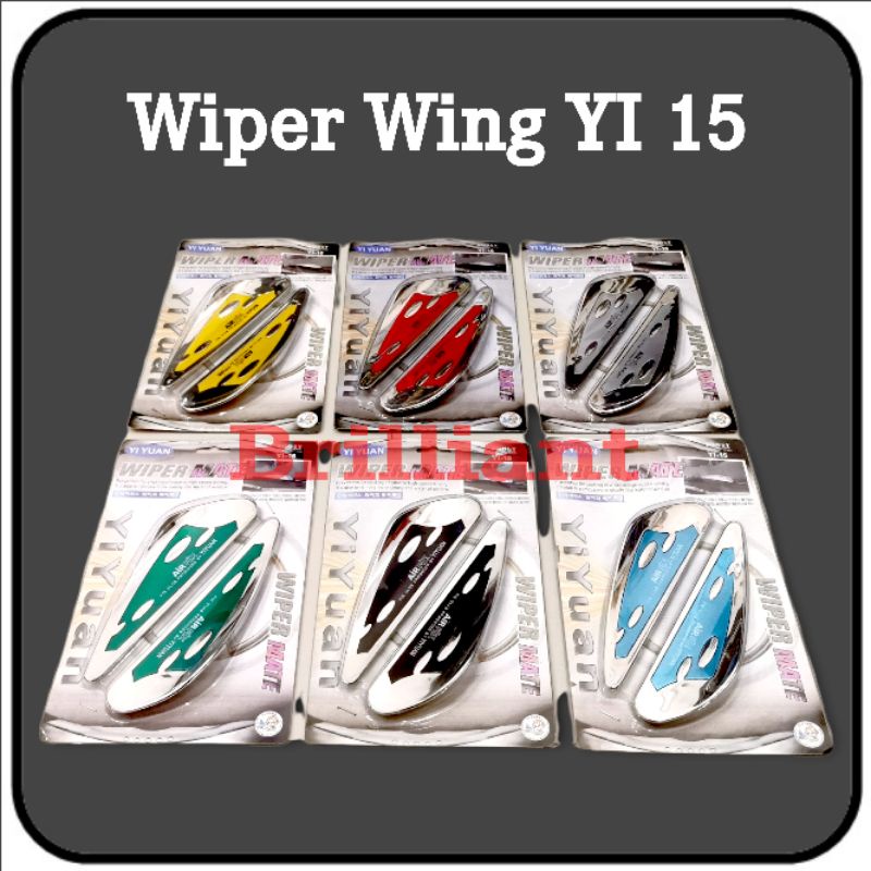 Wiper Wings Wings / Variasi Wiper - Yi 15 - Harga Per Set