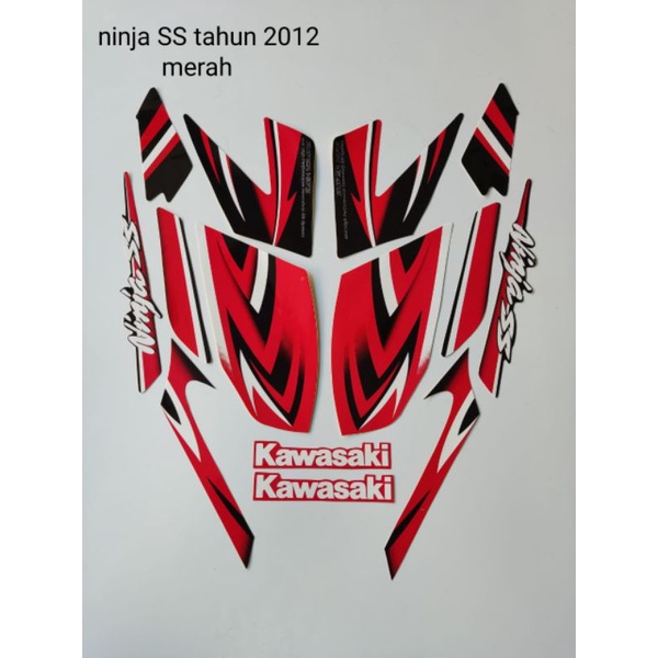 STRIPING NINJA SS 2012 MERAH