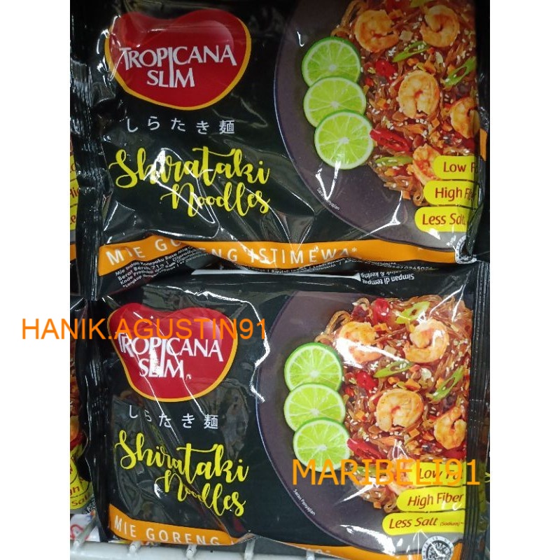 

Tropicana Slim Mie Shirataki 71gr maribeli91