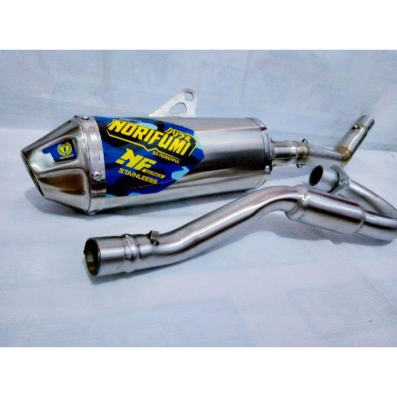 TERMURAH!!!KNALPOT RACING NORIFUMI & FMF F4 KLX 150 BF S L G DTRACKER 150 SE CRF 150 L WR 155 TRAIL-6