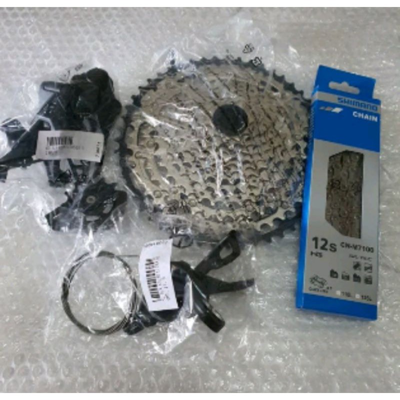 mini groupset slx 12 speed ori slx tidak mix rantai