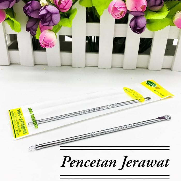 Pencetan Jerawat / Pencetan Komedo / Pencetan Jerawat Stainless / Pinset Komedo