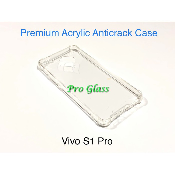 VIVO S1 PRO Anticrack / Anti Crack / ACRYLIC Case Silicone Premium