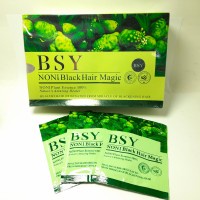 (PER BOX)BSY NONI BLACK HAIR MAGIC SHAMPOO-PERBOX ISI 20 SACHET-ORIGINAL -shampo hitam BSY