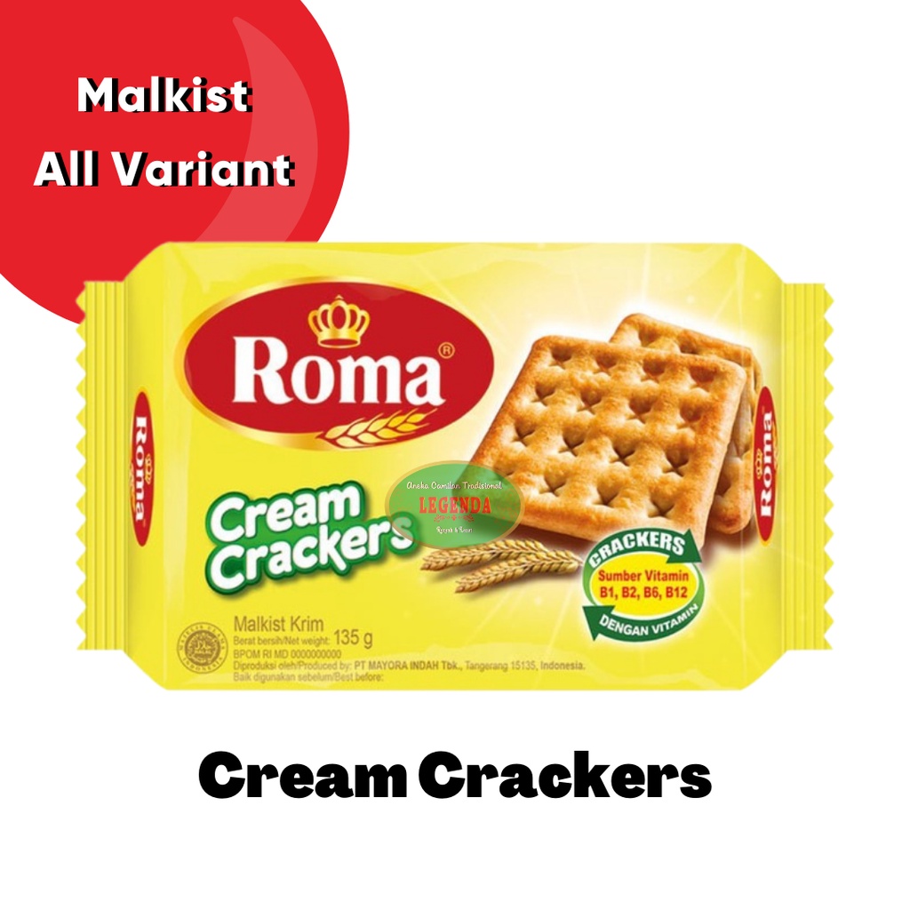 

Roma Cream Crackers 135gr malkis malkist