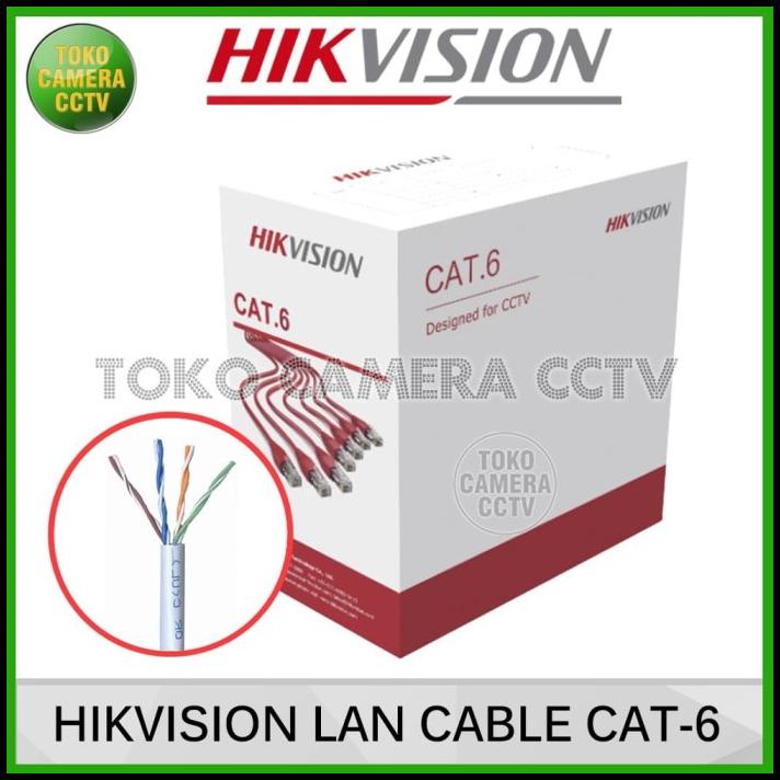 Kabel Lan Hikvision Cat 6 / Utp Hikvision Cat 6 1 Roll