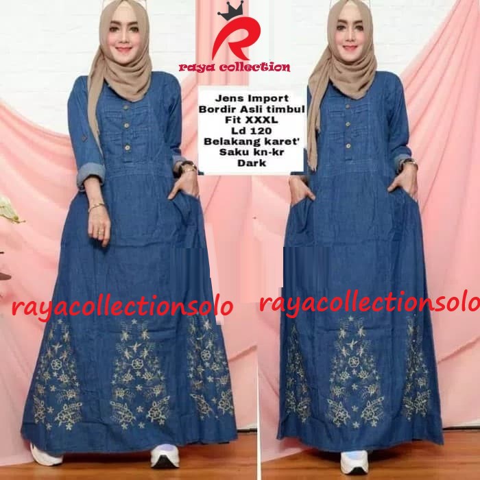 AERO MAXI / GAMIS LISTINA / NINIS MAXY / GAMIS BORDIR JEANS / GAMIS JUMBO JEANS