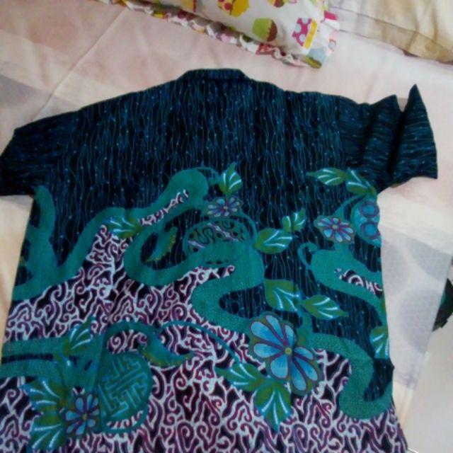 Diskon Kemeja Batik Kenongo Padi8 Pekalongan M L Xl Batik Pria Murah Modern Grosir