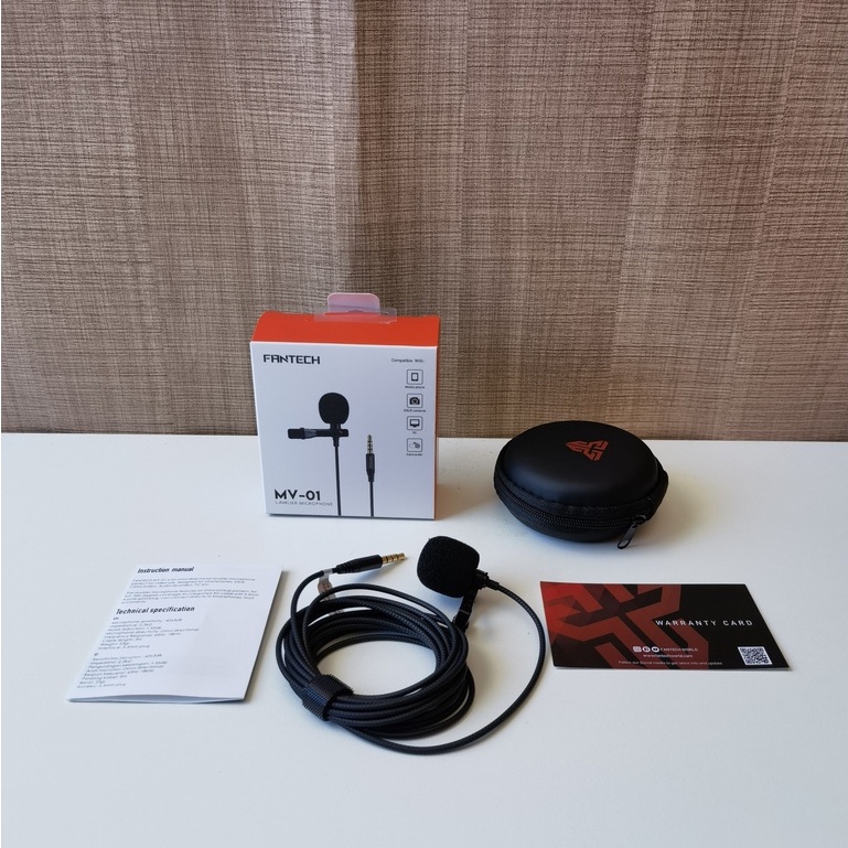 Fantech Lavalier Microphone Clip On (MV-01)