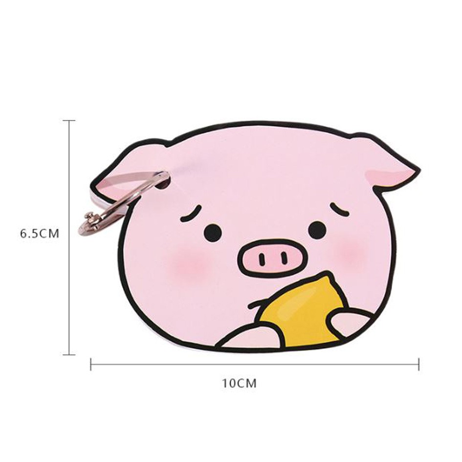 catatan memo kartun babi notepad ring cartoon piglet (3G4) sno058