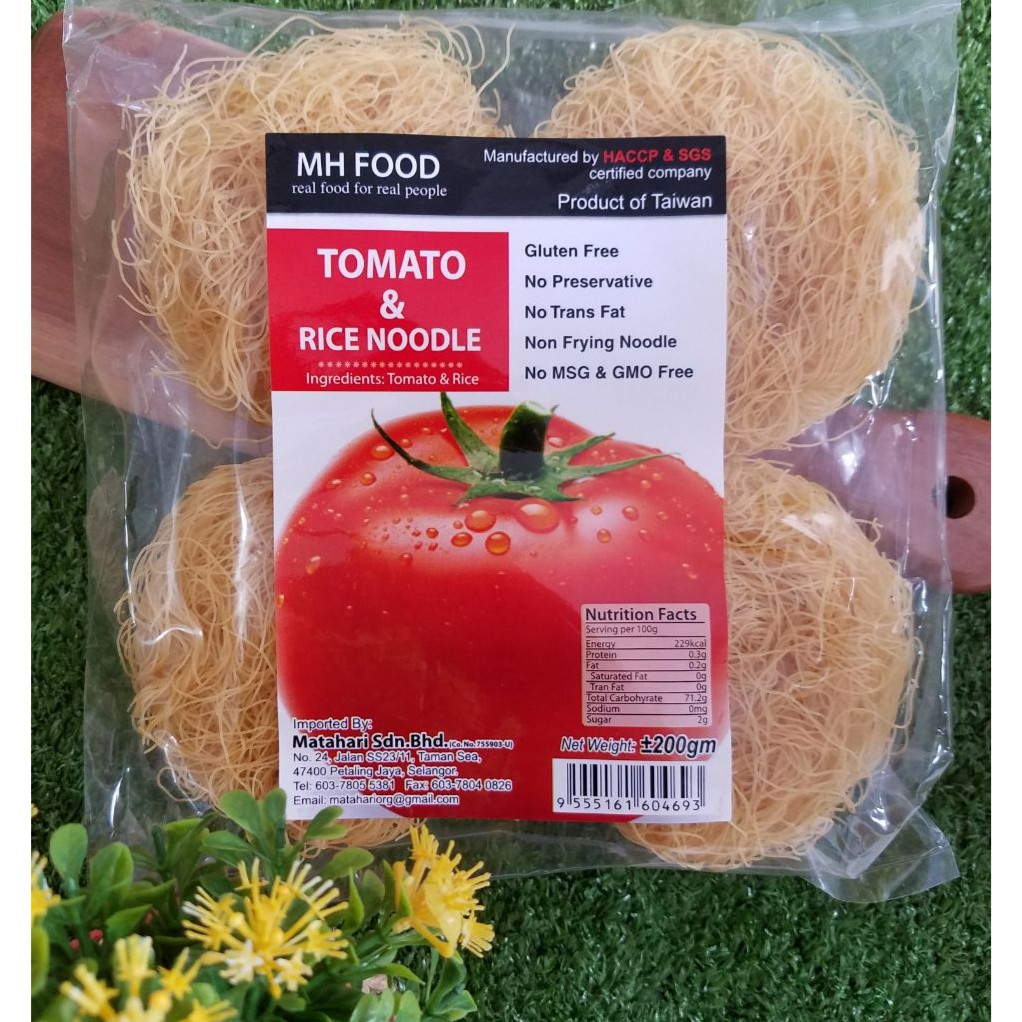 

MH Food Gluten Free Tomato and Rice Noodle 200g