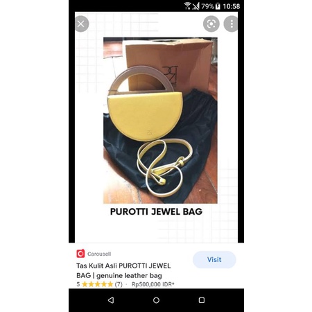 PUROTTI jewel bag carousell