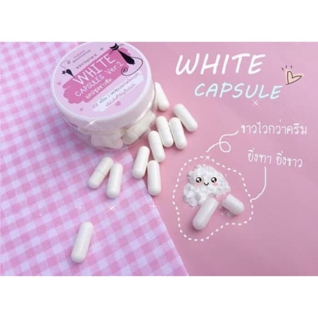KAPSUL PEMUTIH AMPUH WHITE CAPSULE VER 2 ORI THAILAND