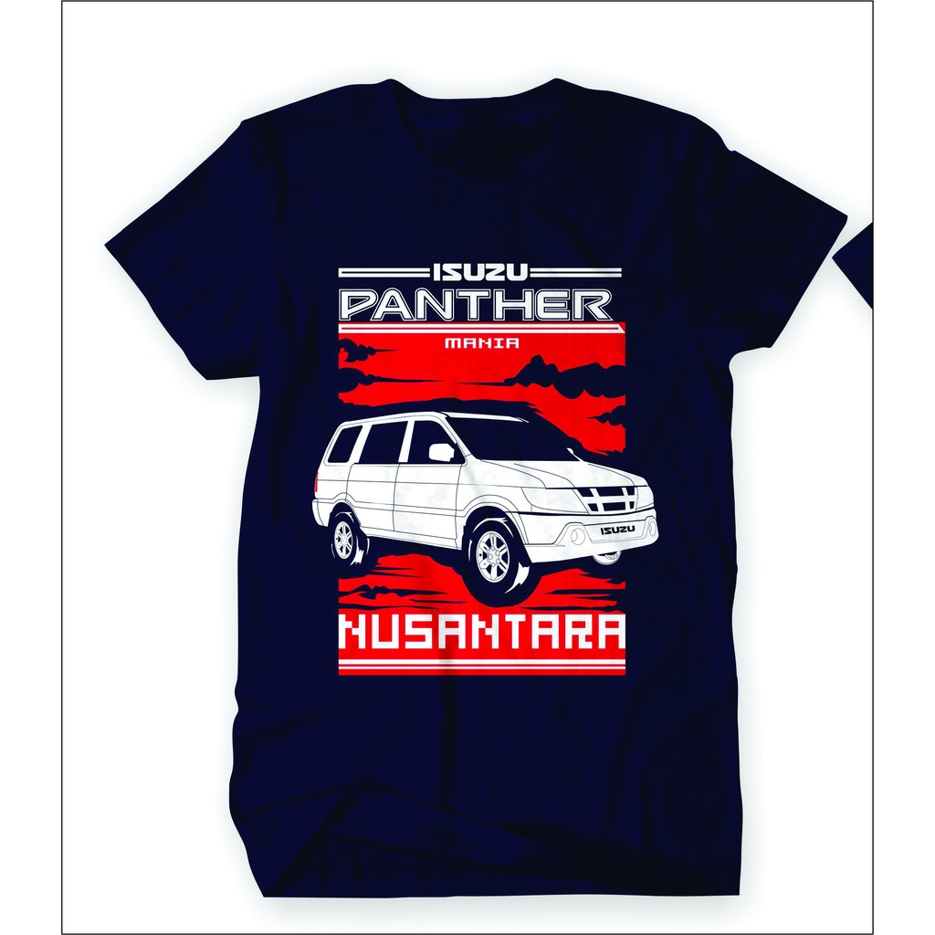 KAOS DISTRO KOMUNITAS IZUZU PANTHER MANIA MOBIL IZUZU PANTER INDONESIA CLUB PANTHER NUSANTARA