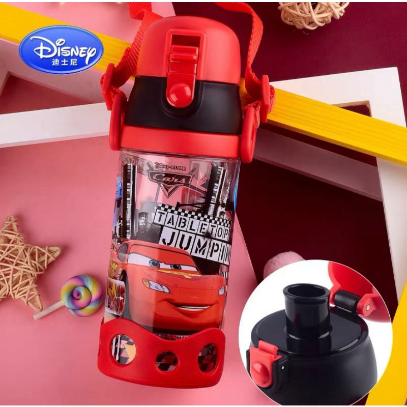 Botol minum anak tegukAn disney cars laki laki Include tali panjang 570ml