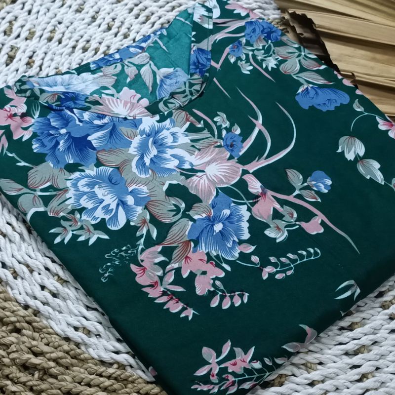 GAMIS KATUN JUMBO JEPANG MOTIF SUNRISE RASTI ETNIK RETRO POLKADOT VINTAGE MAYUNG BUSUI GAMIS SUNRISE-M-05