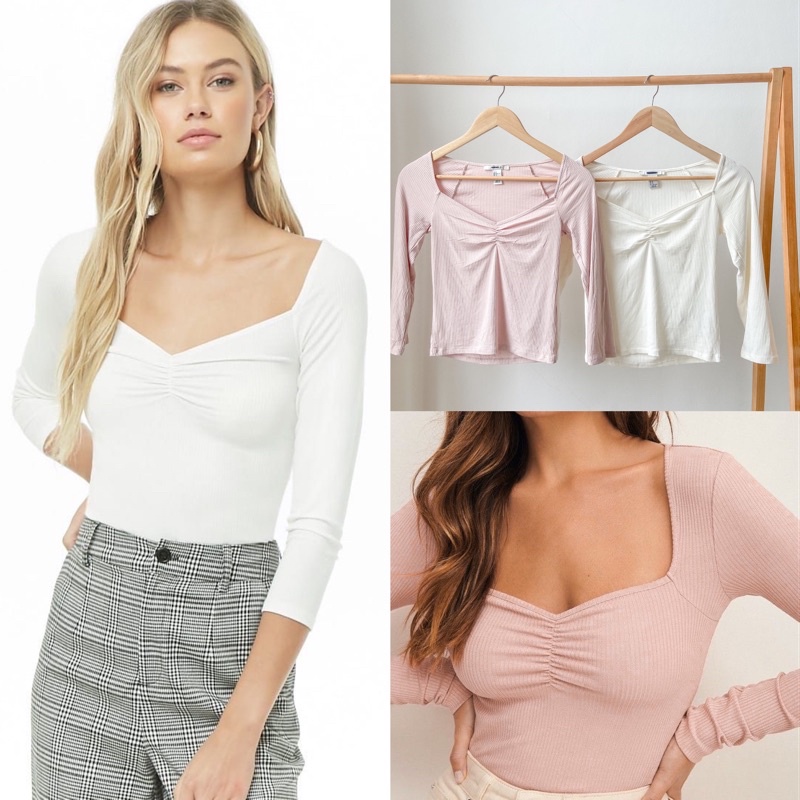 Forever21 Sweetheart Top