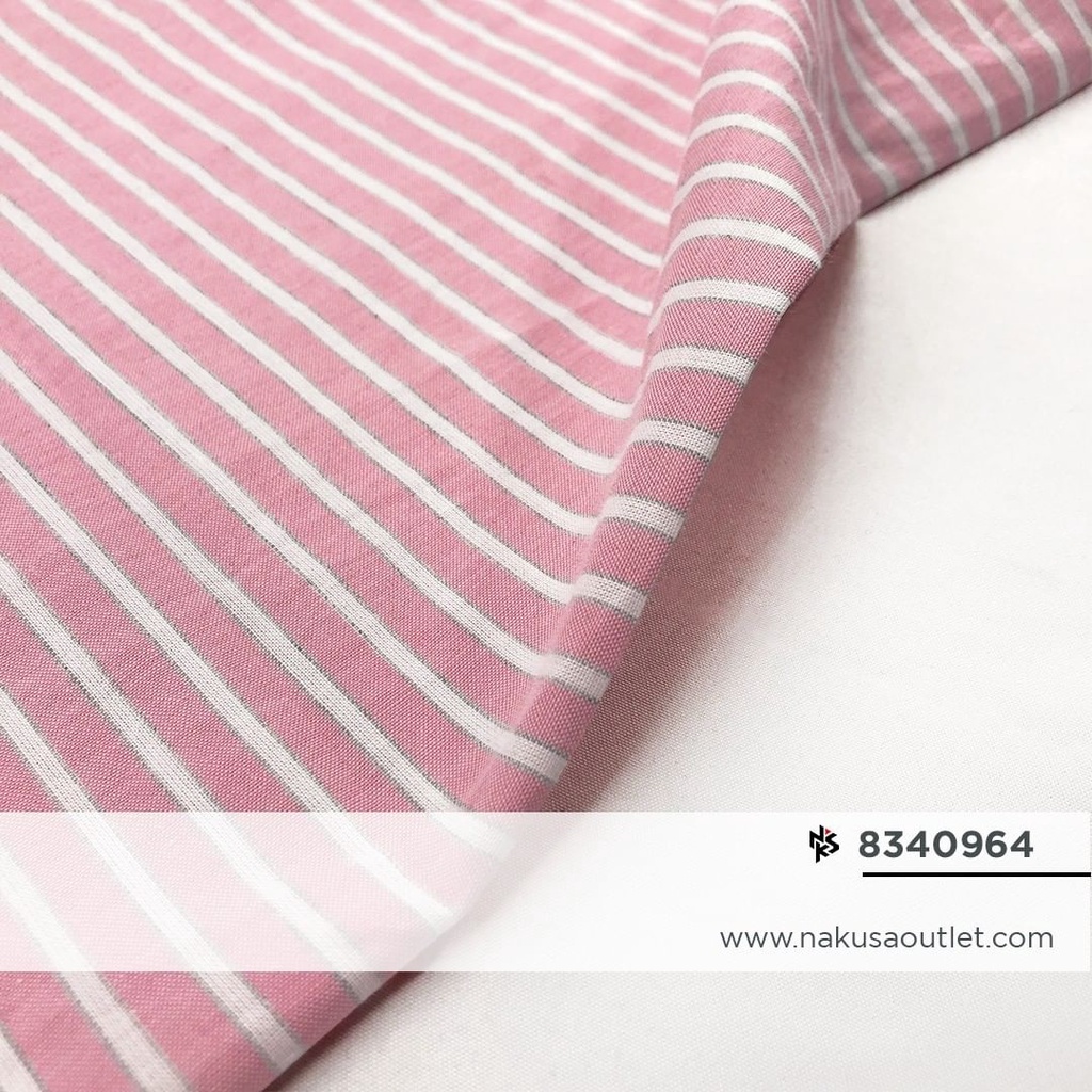 Kain Katun Combed 30s Premium Motif Salur Benang Warna (Yarn Dyed) 1A