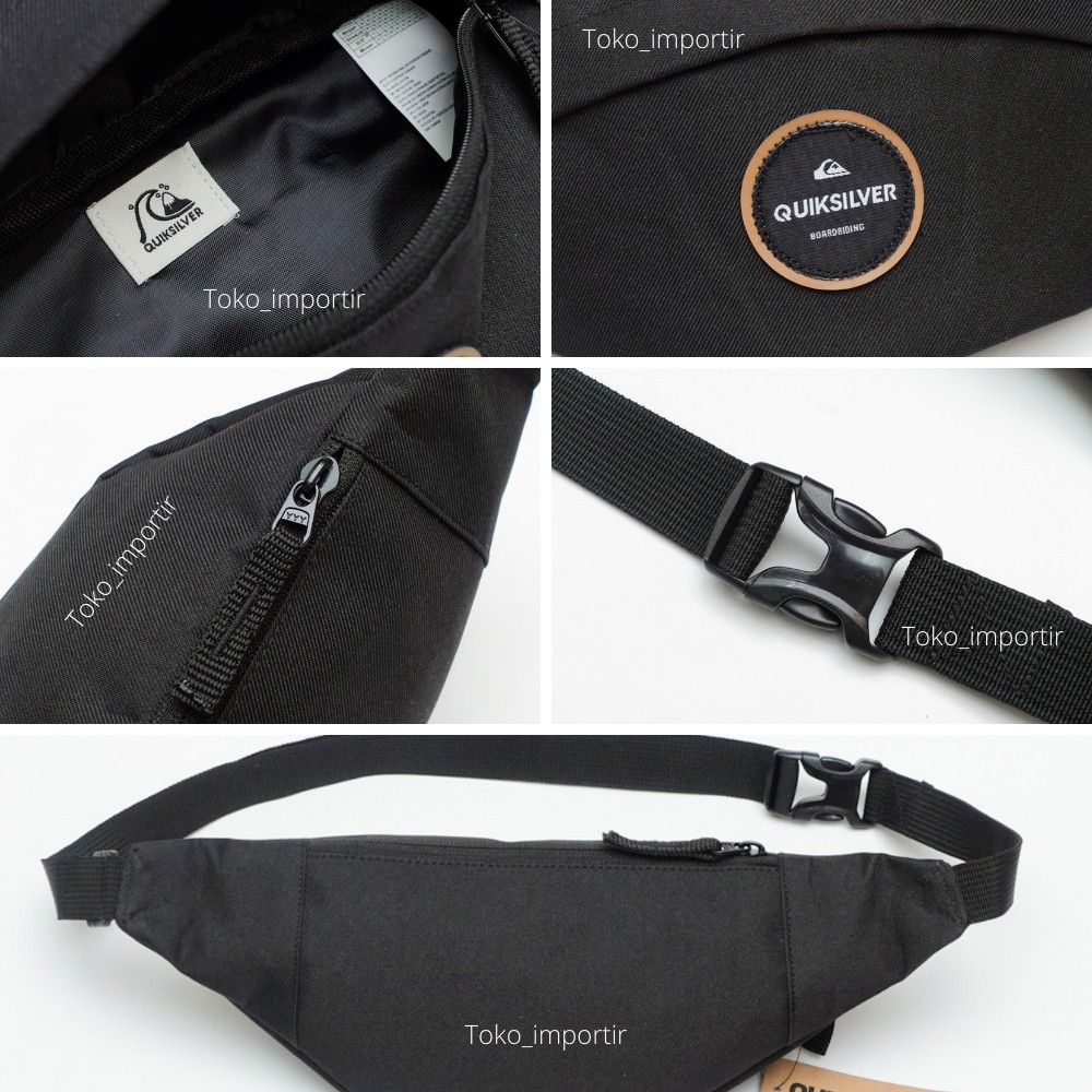 Quiksilver Waistbag Cordura / Tas Selempang Pria Unisex Mirror Ori