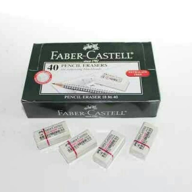 

Penghapus faber castell putih kecil