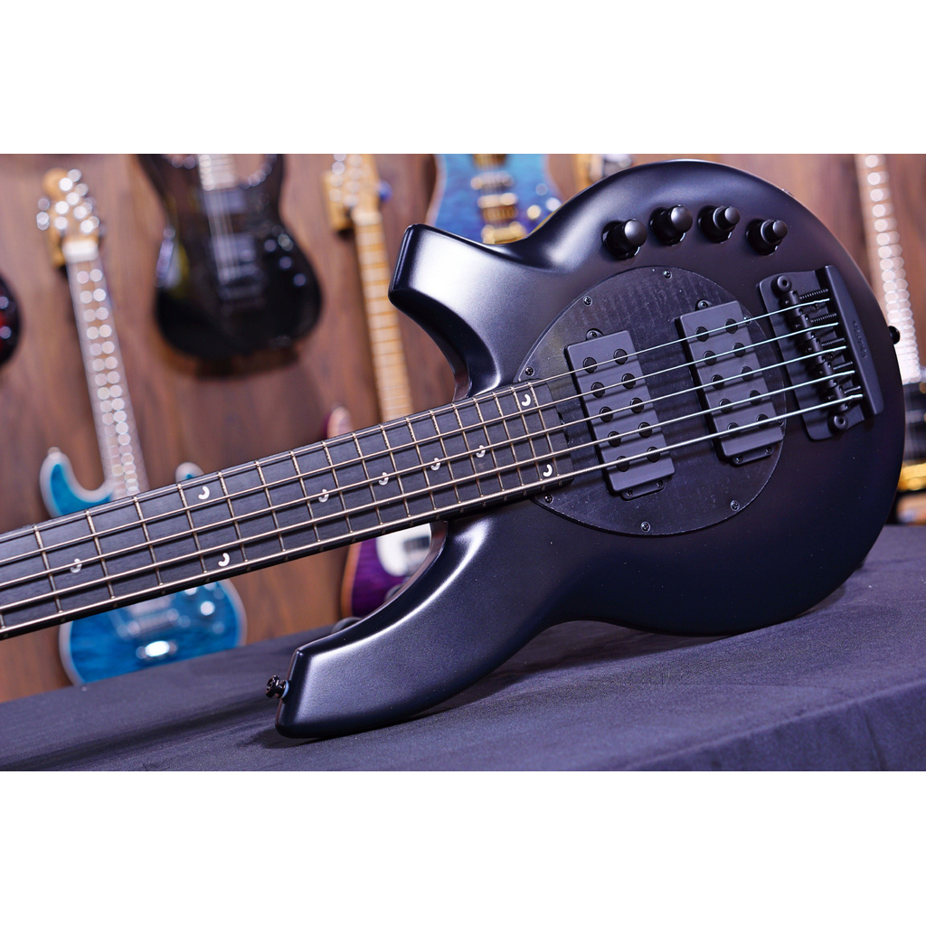 Ernie Ball Music Man Bongo 5 Bass Guitar - Stealth Black F91442