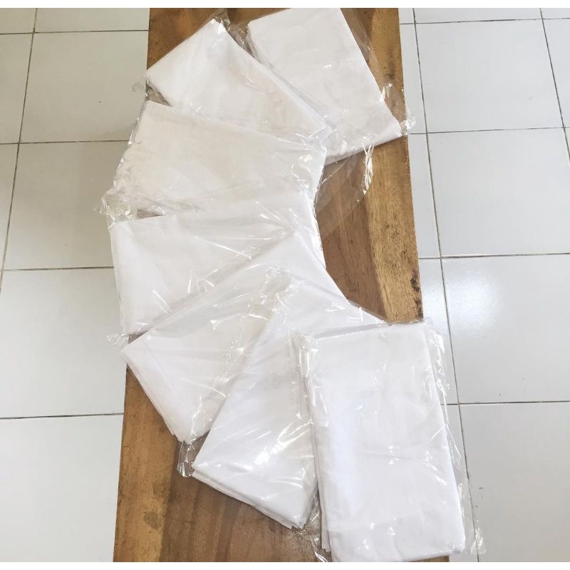 KAMEN PUTIH SETENGAH JADI / KAMEN HITAM SEGENGAH JADI / KAMEN KANCUT PUTIH / KAMEN KANCUT HITAM-Lembaran putih