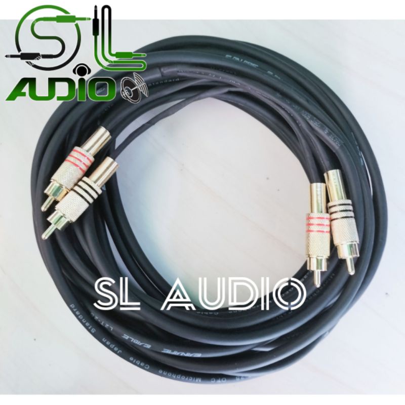 KABEL KONEKTOR RCA AUDIO TO RCA 15 METER 20 METER