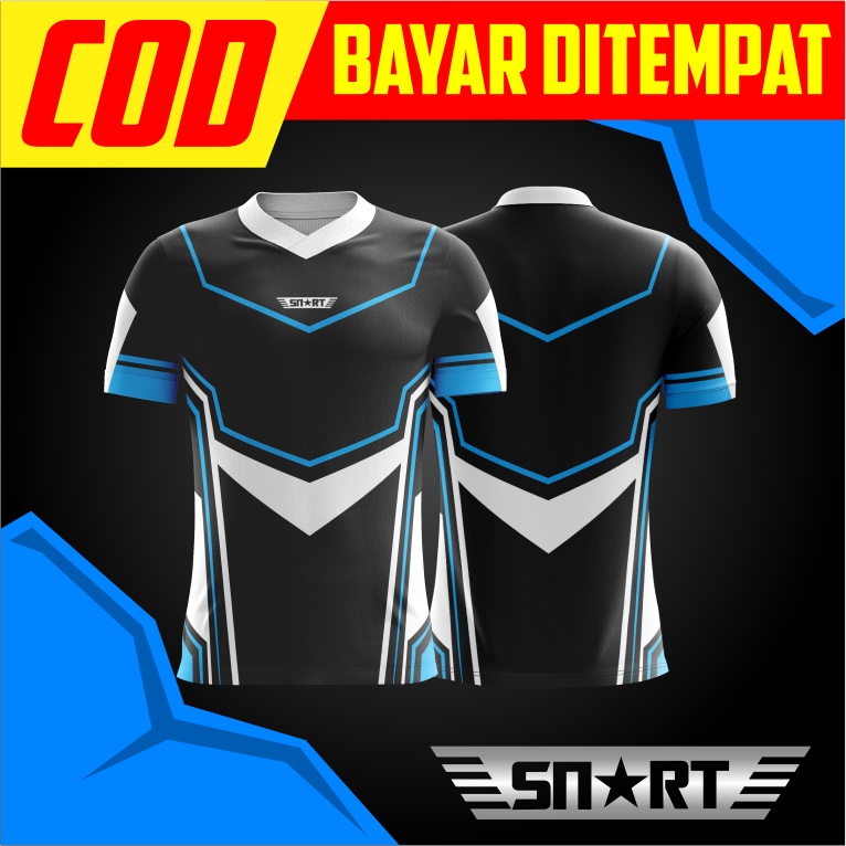 Kaos Jersey Esport Gaming Custom Squad FreeFire, PUBG Mobile, Mobile Legends, Dota2 Bebas Desain