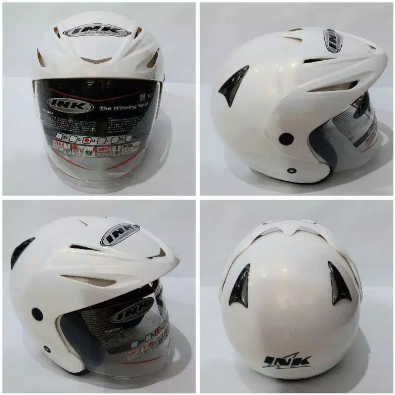 Helm ink cx 22 putih / ink topi
