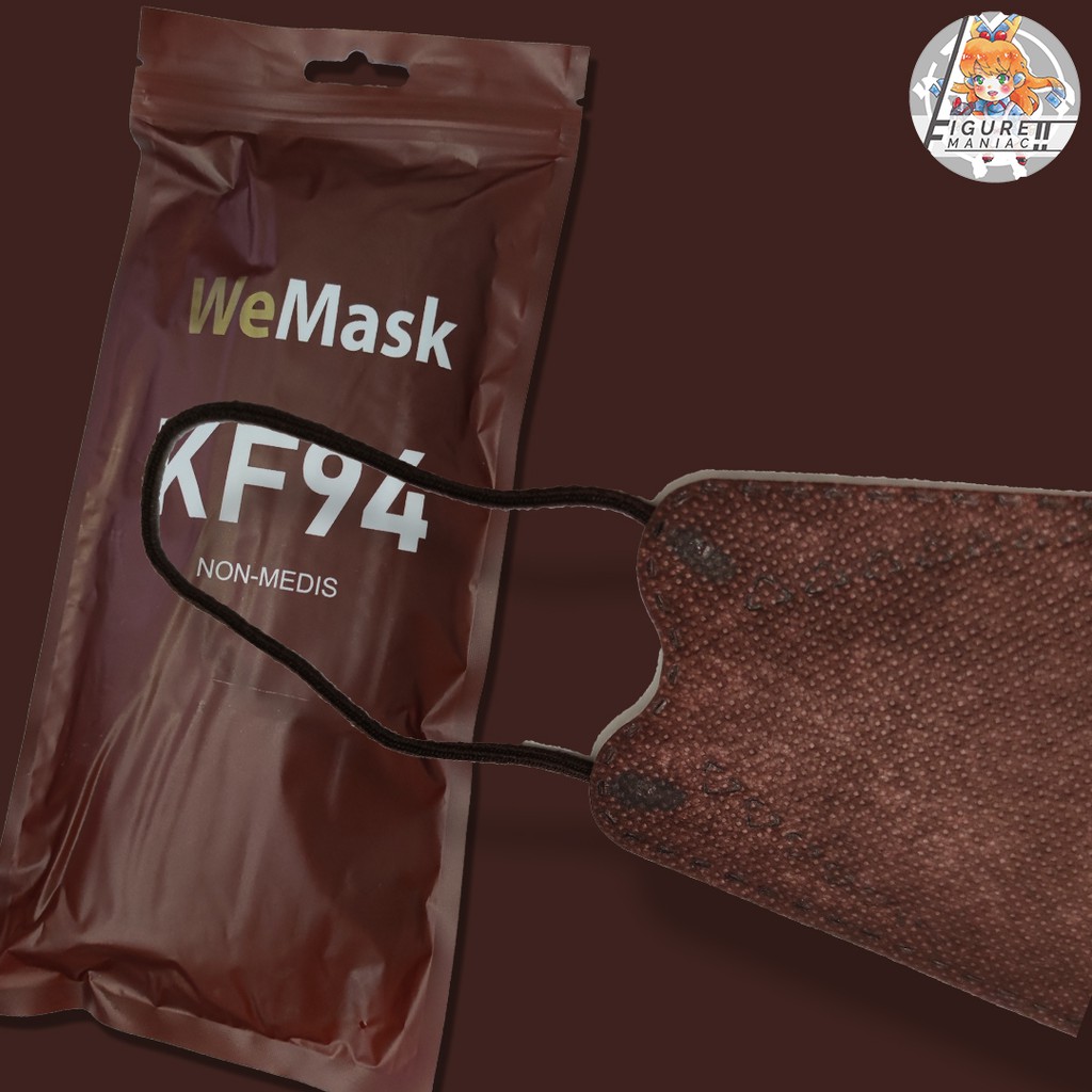 Figure Maniac - Masker KF94 WeMaze Wemask Warna 1 pack isi 10 Pcs Original