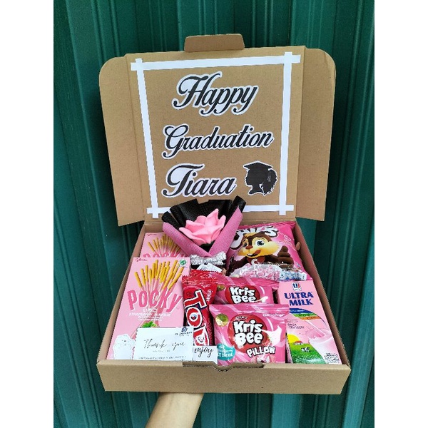 

Gift box Snack box hampers box gift snack variasi pink