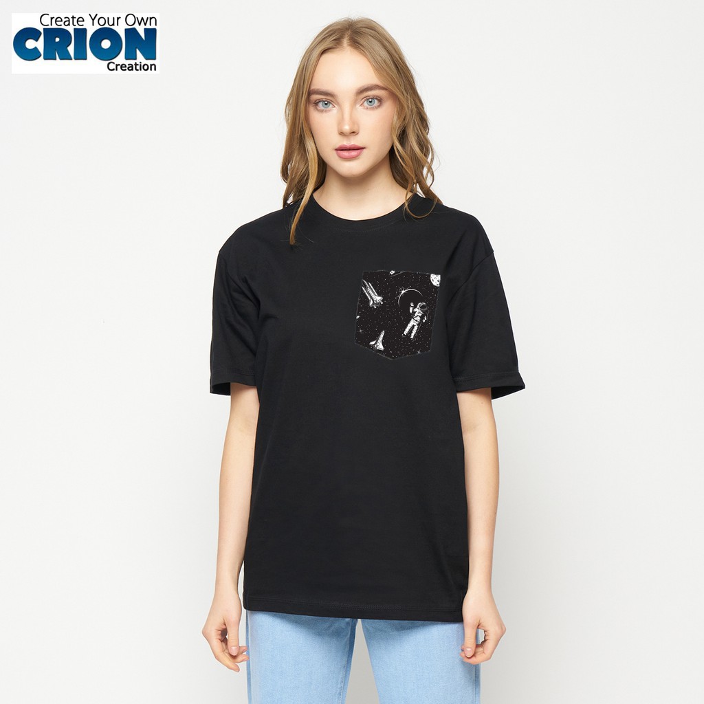 Crion Pocket series - Kaos Seri Space motif dengan Kantong - By Crion