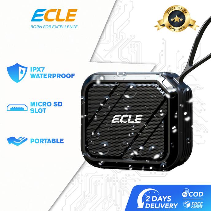 Ecle Ec-3 Speaker Hi Fi Bass Portable Waterproof Bluetooth