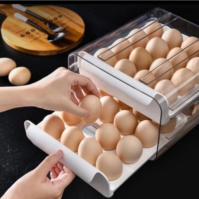 SAMONO Storage Box 2 Layers Egg Box SSB32