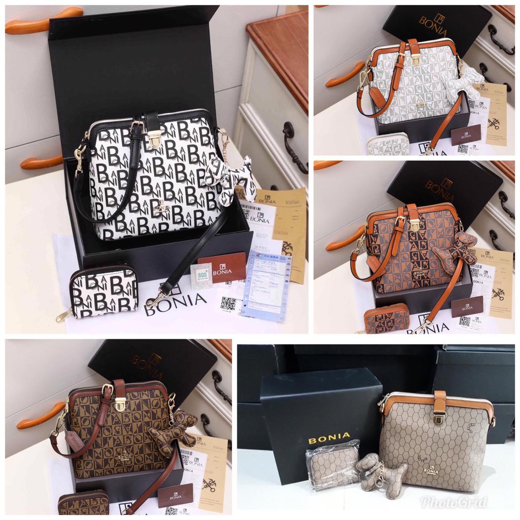 Sling bags wanita Bn 18121 with box Tas selempang murah Import
