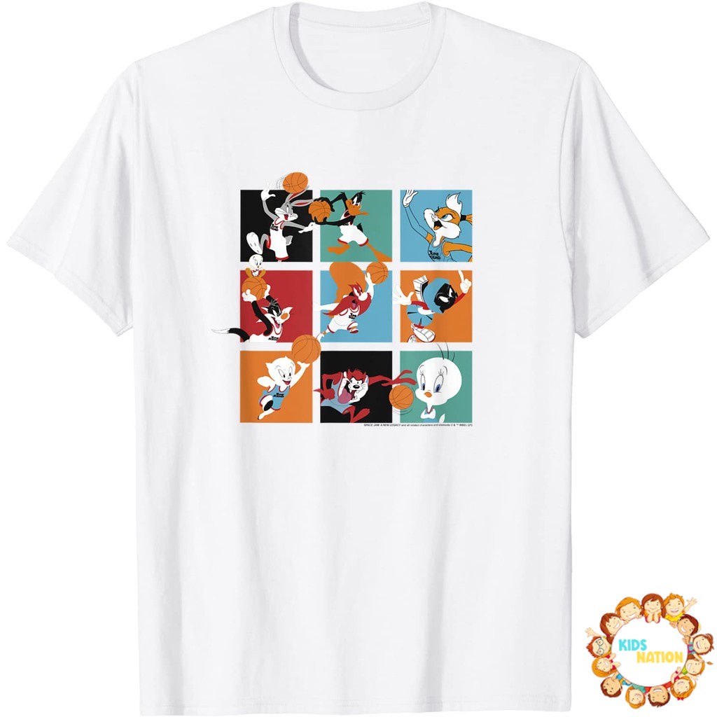 Baju anak Space Jam A New Legacy Tune Squad Box Up T-Shirt