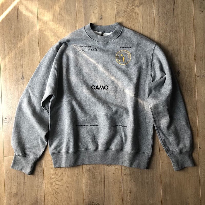 OAMC Kuntshalle Sweatshirt Grey Original