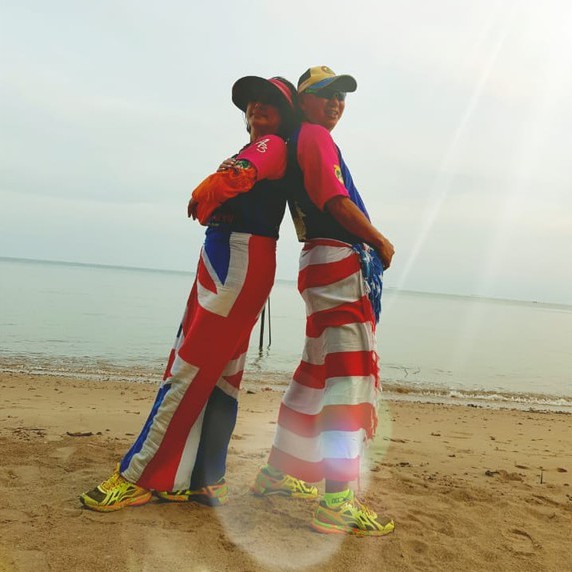 Kain Pantai Bendera Inggris