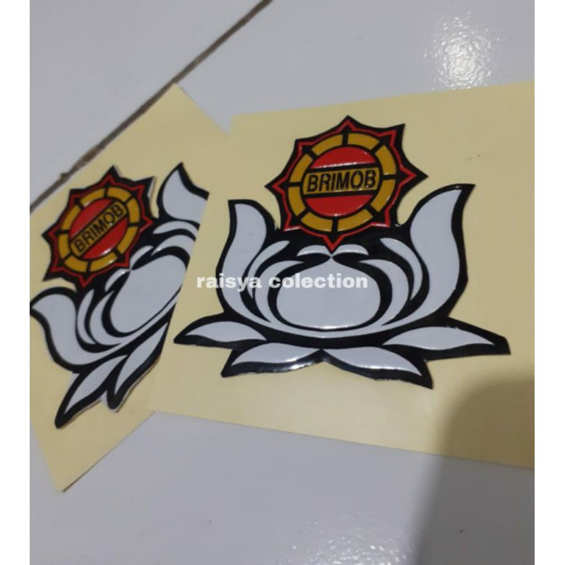 stiker brimob / stiker mobil / stiker polisi