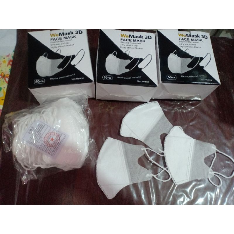 Masker Duckbill IMPOR 3ply facemask Disposable ISI 50pcs