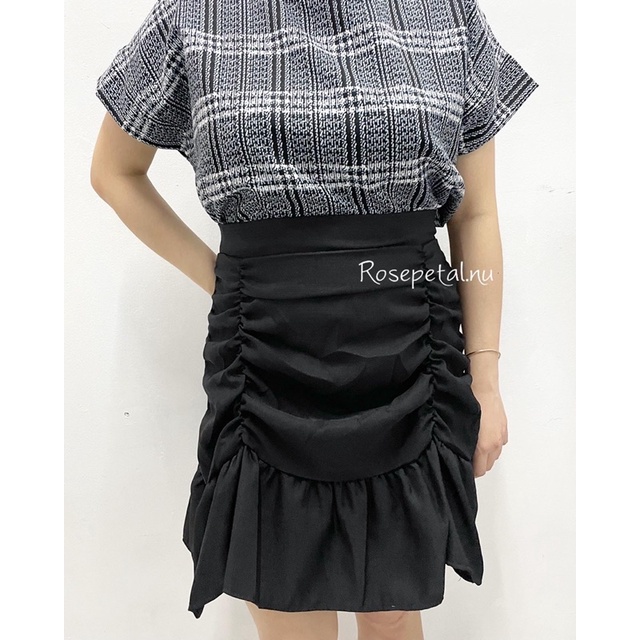 skirt korean / rok mini korea / korean ruffle skirt / rok korea / rok kerut mini / rok serut